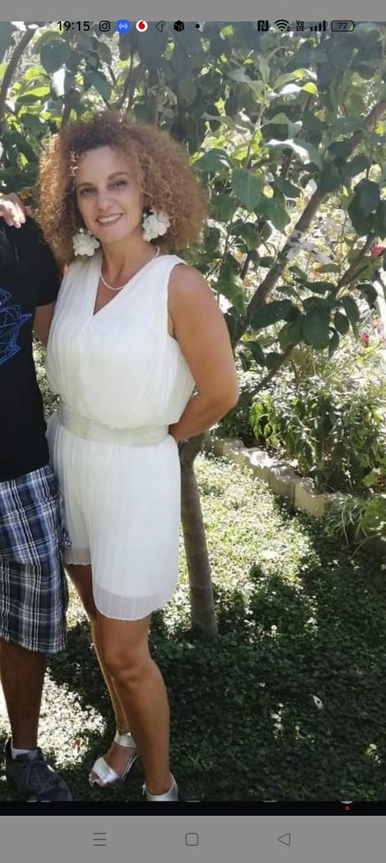 Beyaz Straplez Piliseli Midi tulum - Görsel 2