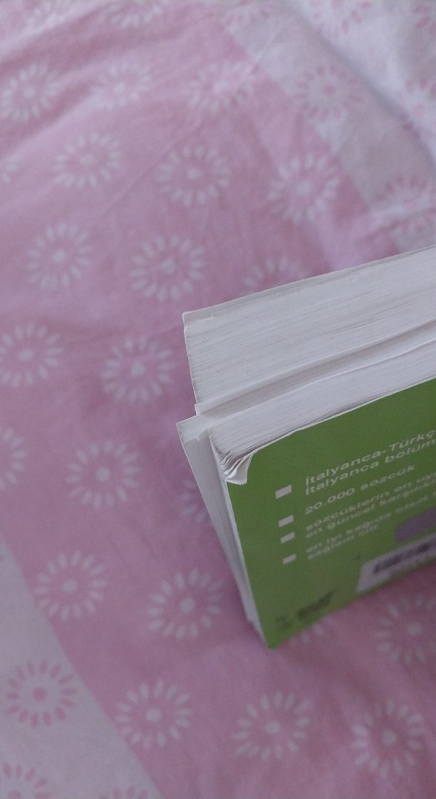 İtalyanca-Türkçe Sözlük Eski - Görsel 3