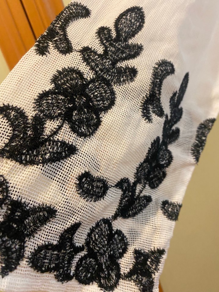 Dantel Detaylı İşlemeli Bohem mayo üstü - Görsel 4