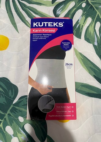 Ayarlanabilir Gri Karın Korsesi - Görsel 3