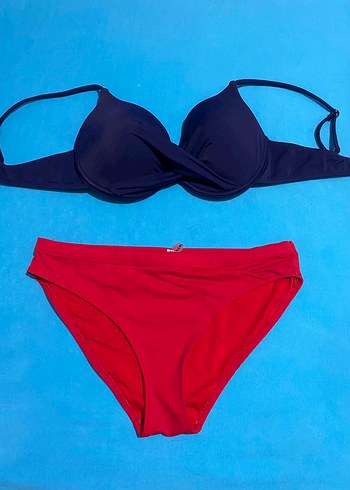 Çift Renkli Kadın Bikini Takımı