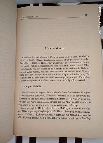  Beden Renk 4 halife dört halife Hulefa-i Raşidin 