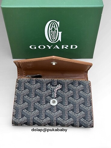 Beden kahverengi Renk Maison Goyard Cüzdan