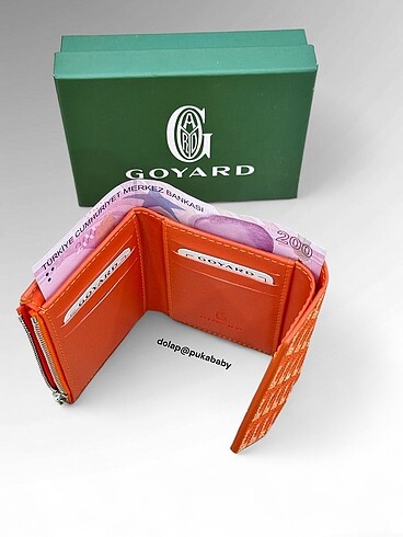 Beden Maison Goyard Cüzdan