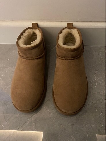 39 Beden Orijinal Ugg ultra mini chestnut