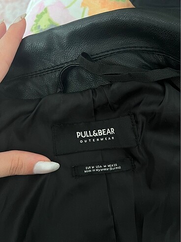 Pull and Bear Pull and Bear deri ceket