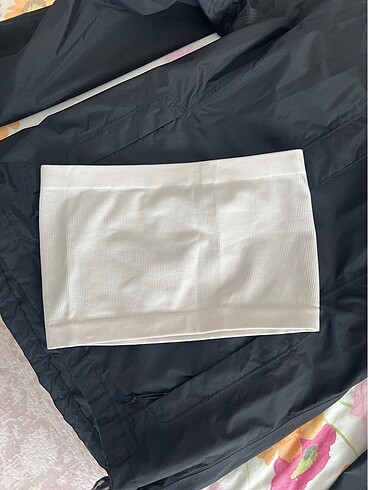 s Beden Trendyolmilla Straplez beyaz crop
