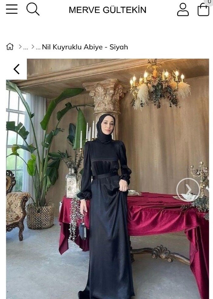 Merve Gültekin abiye  - Görsel 2