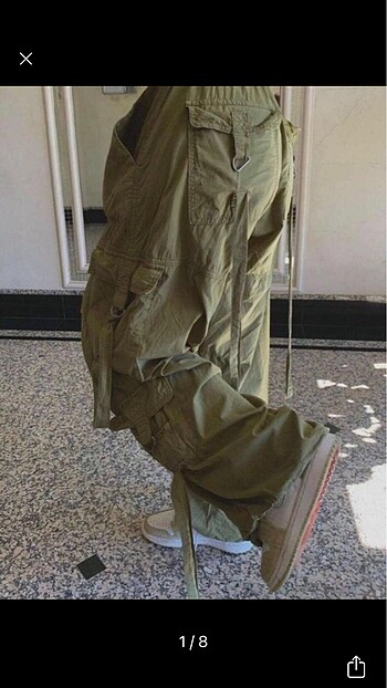 bol paça baggy cargo pantolon