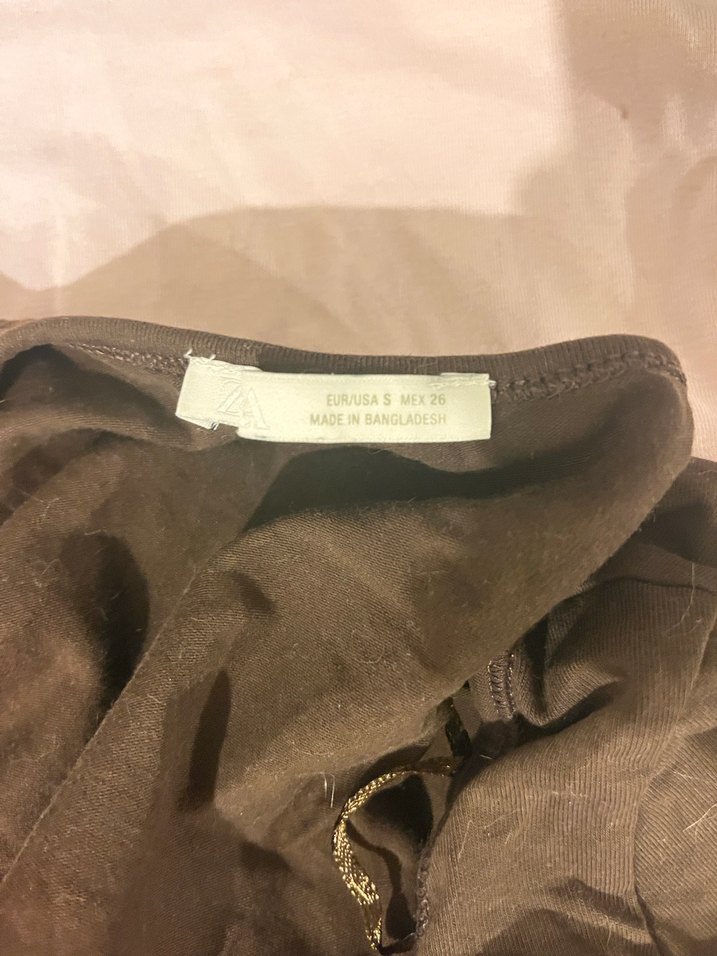 Kare Yaka Kahverengi Deri Body - Görsel 2