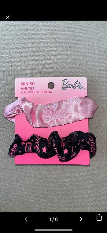 Barbie miniso silky lastik toka