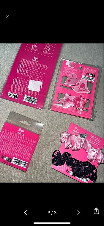 s Beden Barbie miniso set