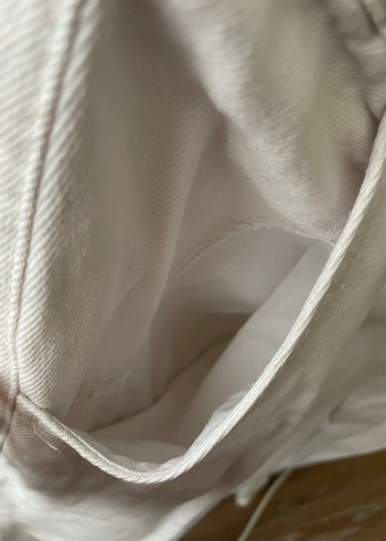 Kadın BEYAZ Rahat Kesim Pantolon - Görsel 2