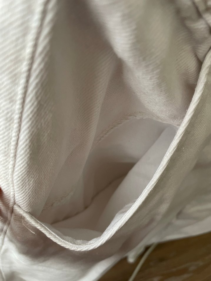 Kadın BEYAZ Rahat Kesim Pantolon - Görsel 2