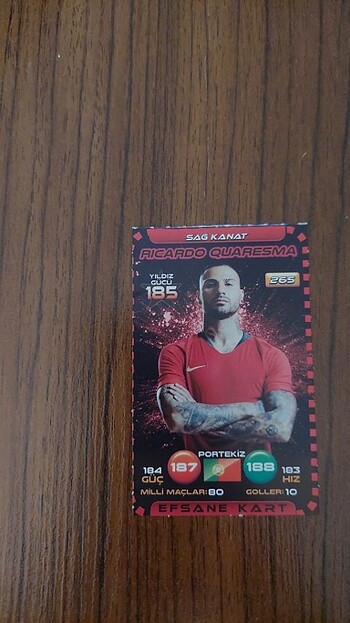 QUARESMA FUTBOLCU KARTI
