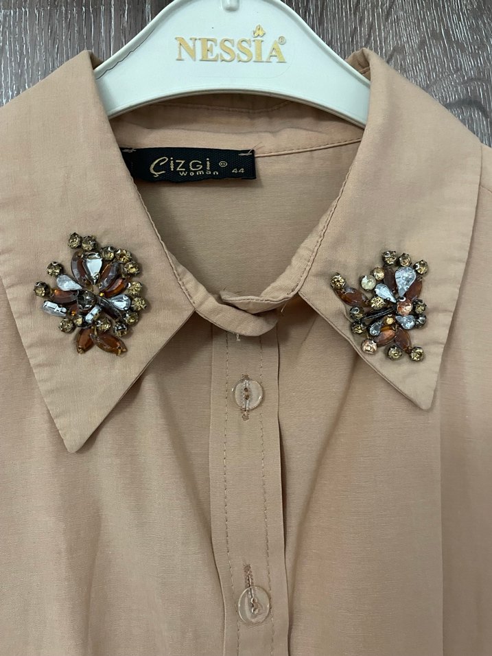 Kadın Oversize gömlek - Görsel 4