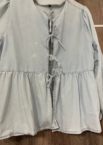 Kot bağlamalı gömlek - Görsel 5