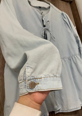 Kot bağlamalı gömlek - Görsel 4