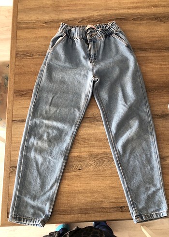 Açık mavi kız çocuk Denim Pantolon