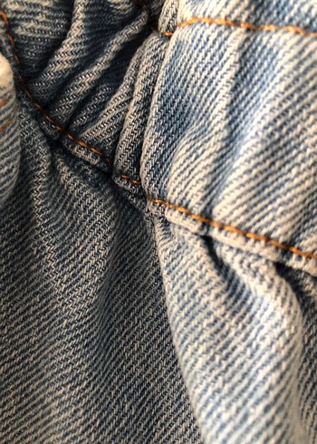 8 Yaş Beden Açık mavi kız çocuk Denim Pantolon