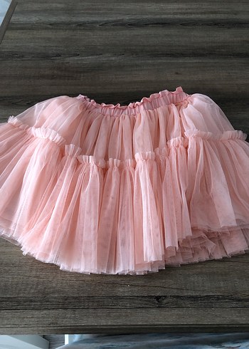 Pembe Fırfırlı Bohem Kız Eteği