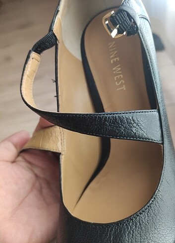 Nine West NİNE WEST 12 cm DOLGU TOPUK SİYAH AYAKKABI