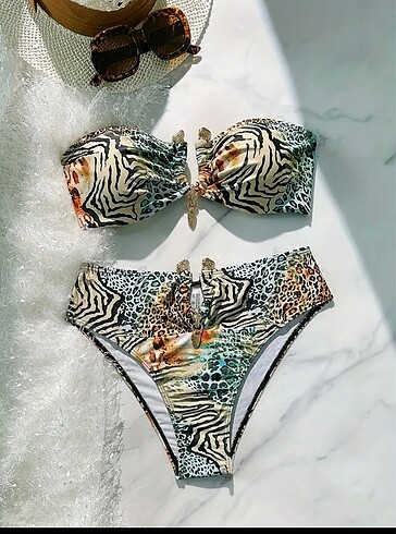 L beden straplez bikini