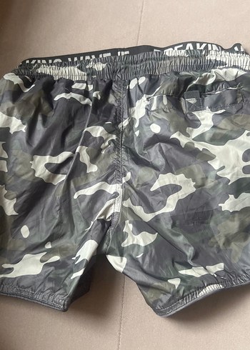 Gri Kamuflaj Desenli Erkek Mini Şort lcw xs - Görsel 3