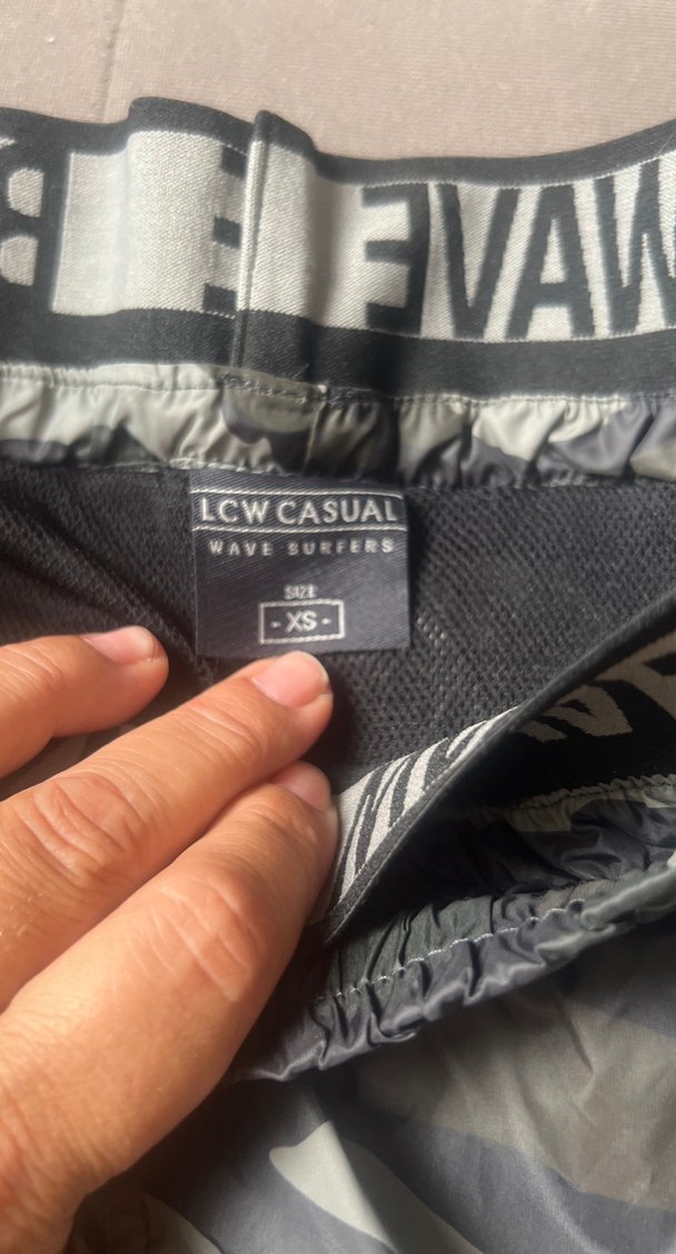 Gri Kamuflaj Desenli Erkek Mini Şort lcw xs - Görsel 2