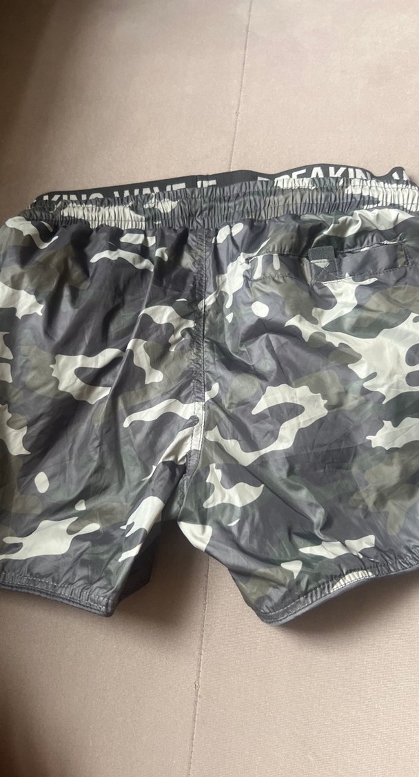 Gri Kamuflaj Desenli Erkek Mini Şort lcw xs - Görsel 3