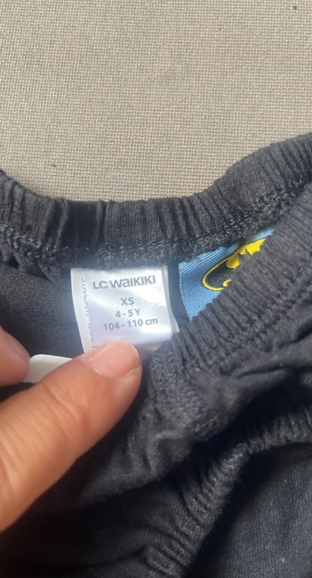 Siyah Desensiz Çocuk Külot lcw 4-6 yaş hiç kullanılmadı - Görsel 3