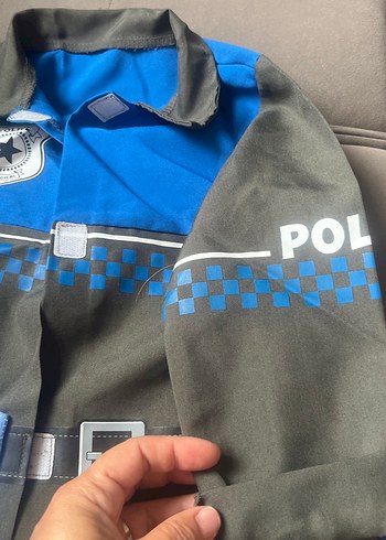 H&M Erkek Çocuk Baskılı Polis Temalı Biker Yelek 4-6 yaş