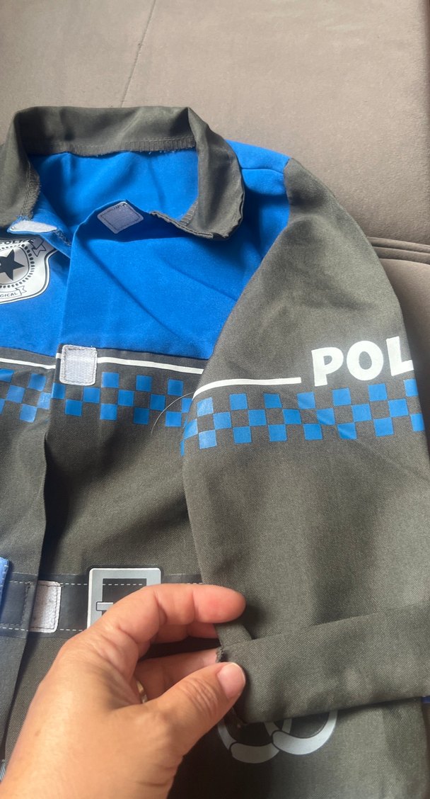 Erkek Çocuk Baskılı Polis Temalı Biker Yelek 4-6 yaş - Görsel 2