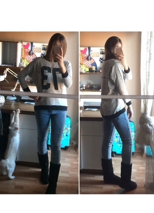 m Beden gri Renk Pull n beat sweatshirt