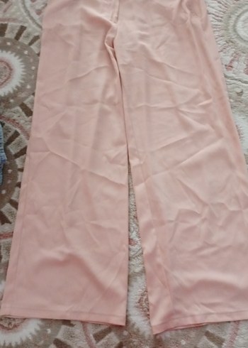 Pembe Kadın Uzun Kumaş Pantolon