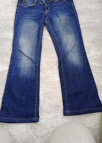 Colin's Düğmeli Mavi Kadın Denim Pantolon