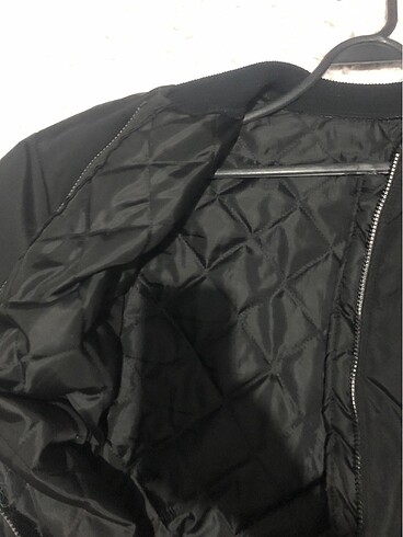 Diğer Siyah oversize bomber ceket