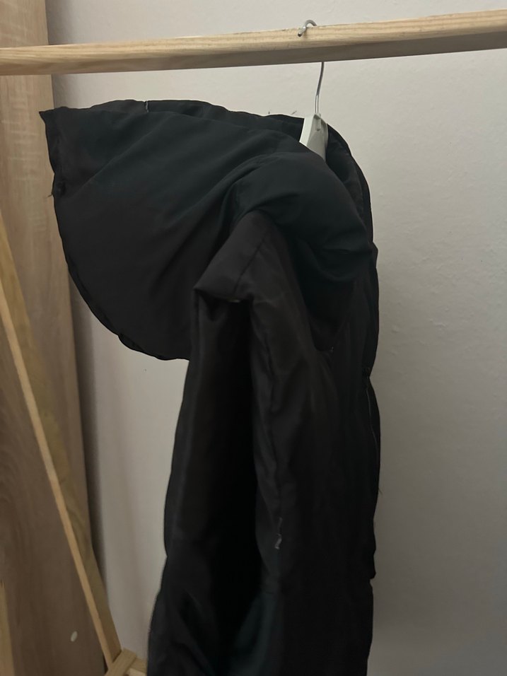 Siyah Kadın Yelek, Yüksek Yakalı, Fermuarlı - Görsel 4