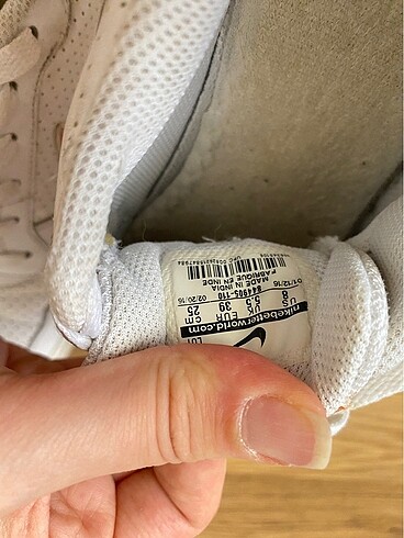 39 Beden beyaz Renk Nike spor ayakkabı