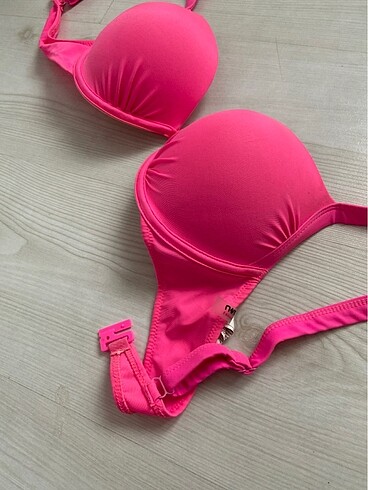 Koton Fuşya pembe bikini üzeri