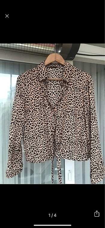 Leopar desen gömlek