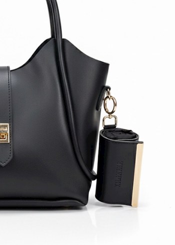 Siyah shopper - Görsel 2