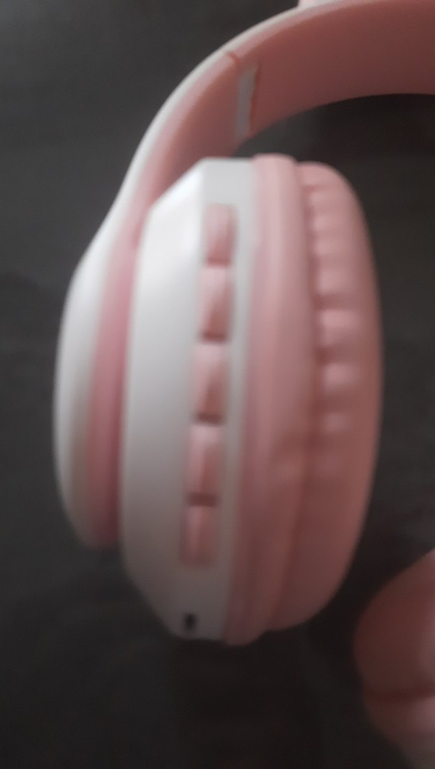 Pembe Kedi Kulaklı Kablosuz Kulaklık - Görsel 4