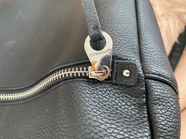  Beden Stradivarius Siyah Sırt Çantası