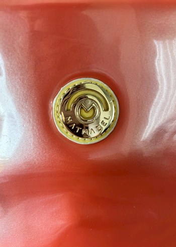 Parlak Kırmızı Deri Kadın Çanta - Görsel 3