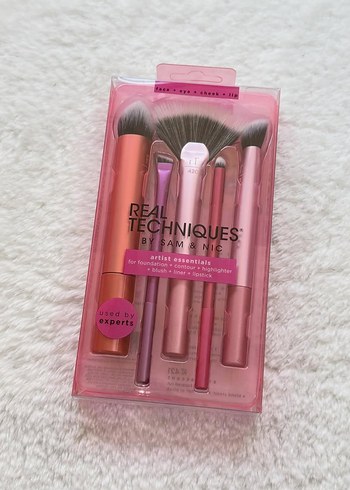 Pastel Pembe Makyaj Fırça Seti