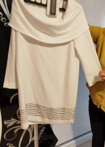 Beymen Studio Gri Baskili Beyaz Elbise