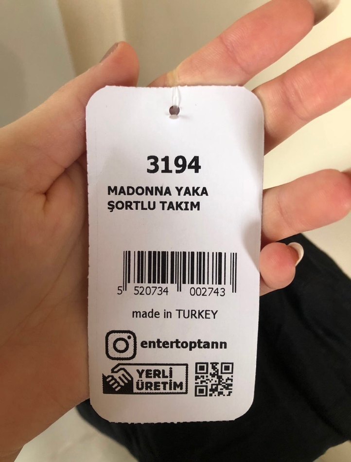 Kadın Siyah İkili Şortlu Takım - Görsel 5