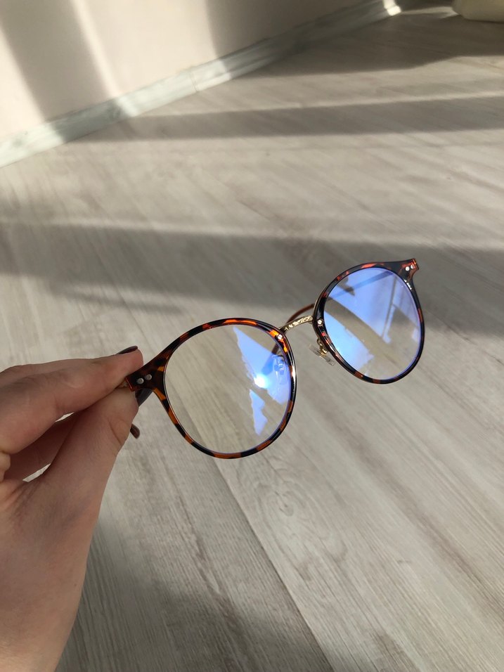 Leopar Kahverengi Minimalist Kadın Gözlüğü - Görsel 4