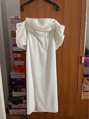 38 Beden beyaz Renk Beyaz nikah binilen elbisesi